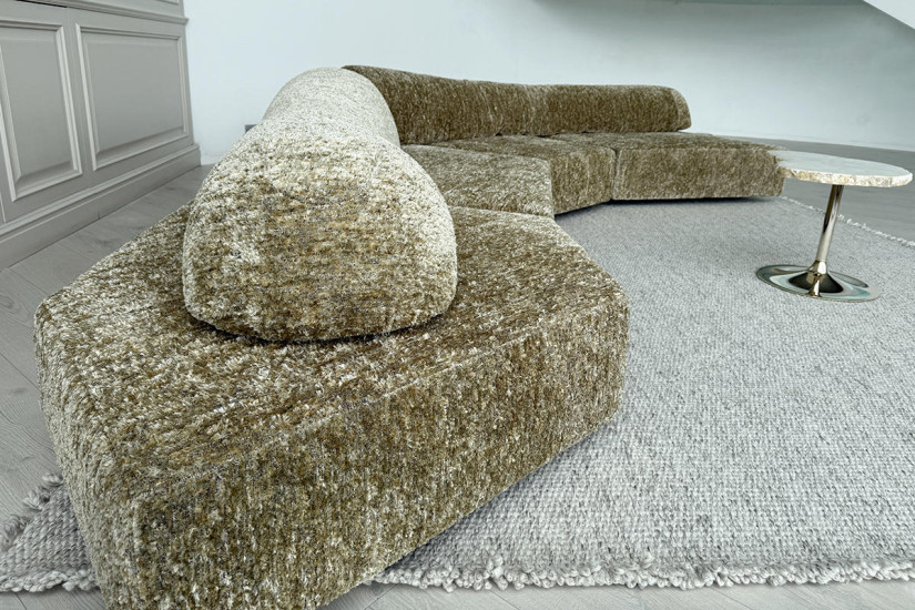 On The Rocks Gold Sofa Edra - 4