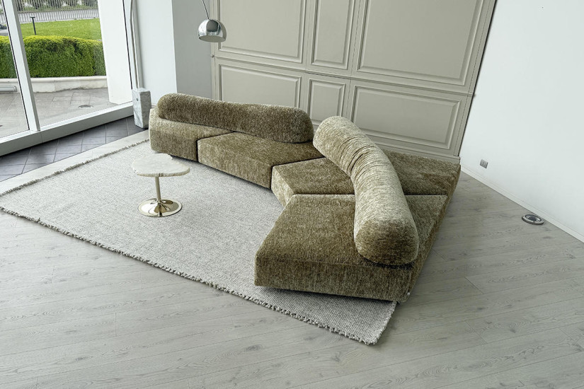 On The Rocks Gold Sofa Edra - 6