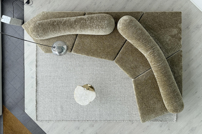 On The Rocks Gold Sofa Edra - 7