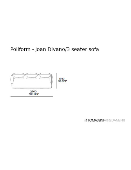 Canapé Joan Poliform - 5