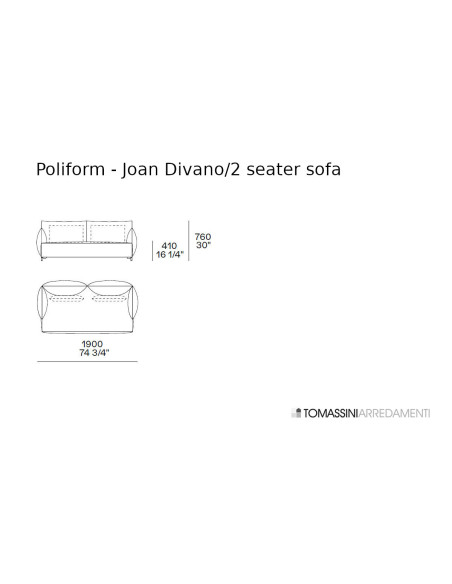 Canapé Joan Poliform - 4