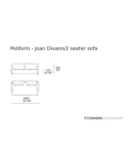 Joan Sofa Poliform - 4