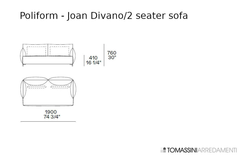 Canapé Joan Poliform - 4