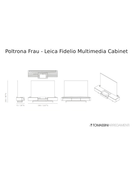 Leica Fidelio Multimedia Cabinet Poltrona Frau - 5