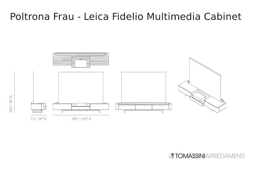 Leica Fidelio Multimedia Cabinet Poltrona Frau - 5