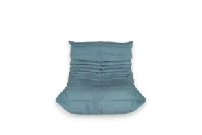 Togo Blue Armchair (Expo Offer) Ligne Roset - 6
