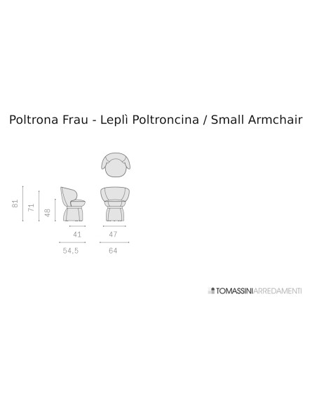 Petit Fauteuil Leplì Poltrona Frau - 7