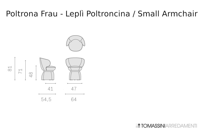 Leplì Small Armchair Poltrona Frau - 7