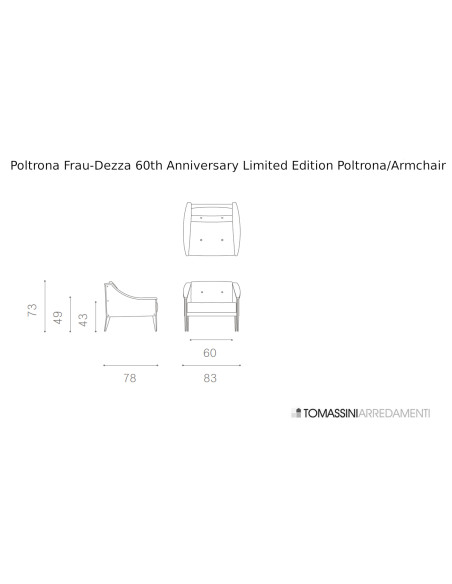 Dezza Armchair 60th Anniversary Limited Edition Poltrona Frau - 4