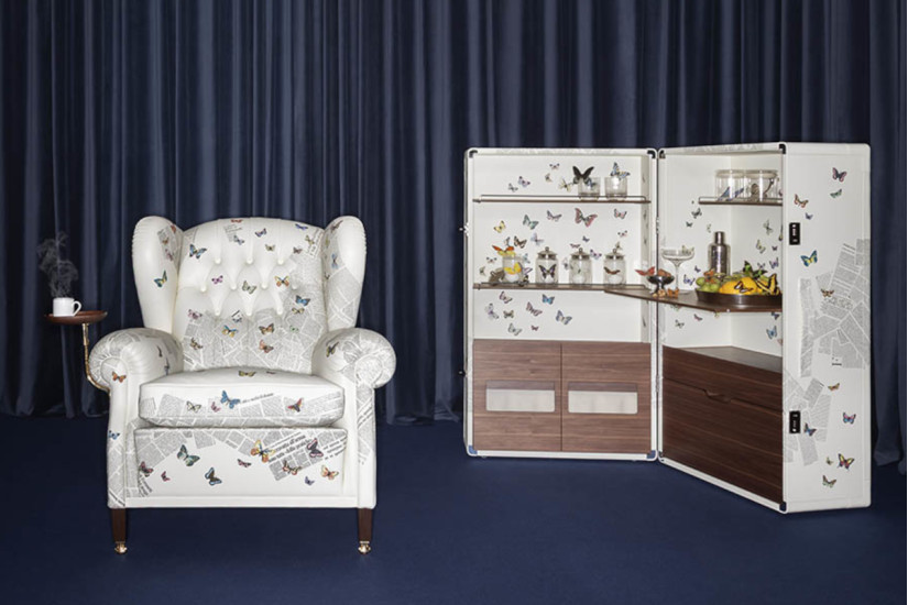 Isidoro Ultime Notizie Drinks Cabinet | Fornasetti Poltrona Frau - 4