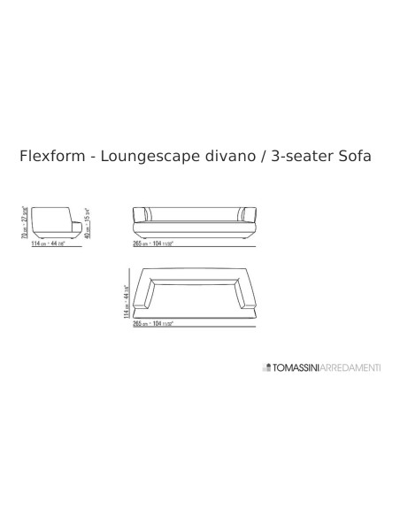 Divano Loungescape Flexform - 8