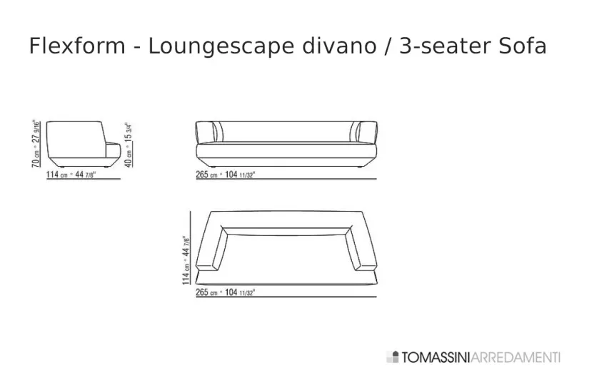 Loungescape Sofa Flexform - 8
