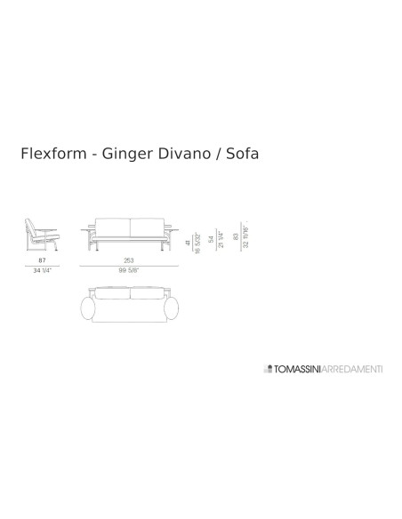 Canapé Ginger Flexform - 6