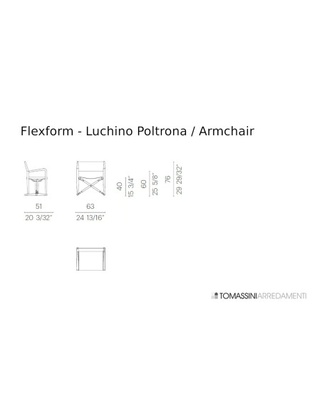 Fauteuil Luchino Flexform - 7