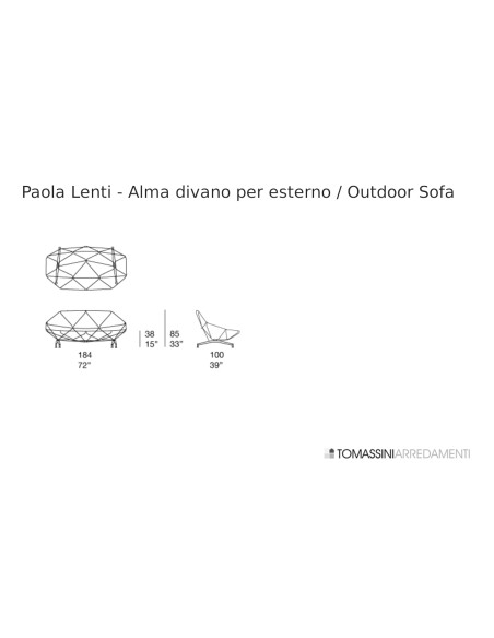 Canapé d'extérieur Alma Paola Lenti - 7