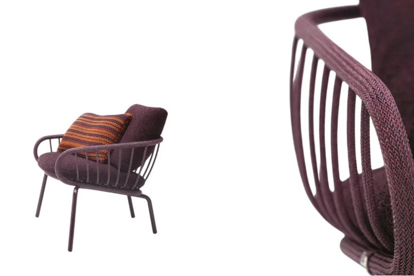 Erica Outdoor Small Armchair Paola Lenti - 3