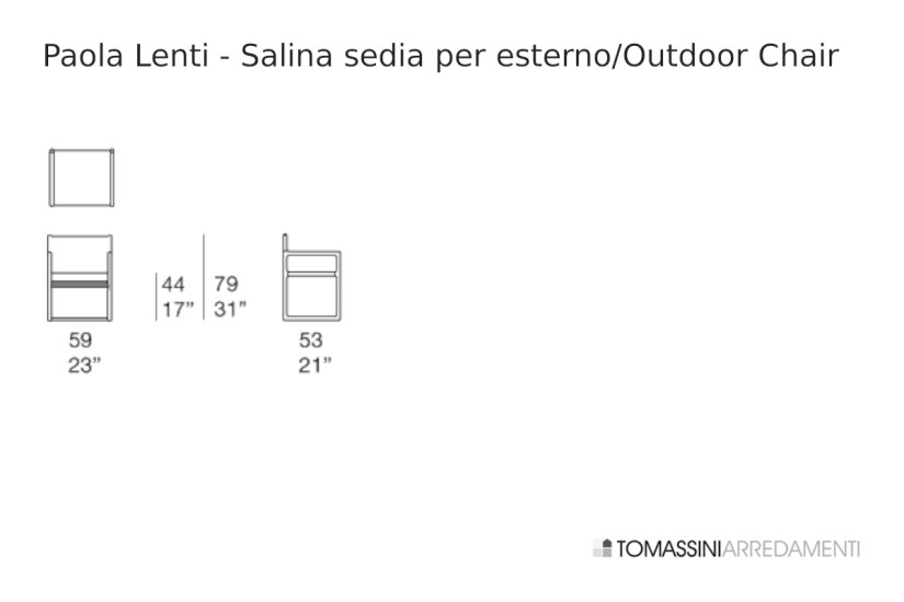Salina Outdoor Chair Paola Lenti - 3