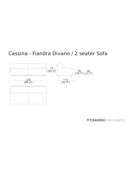 Fiandra Sofa Cassina - 5