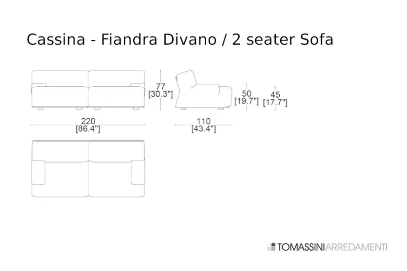 Fiandra Sofa Cassina - 5