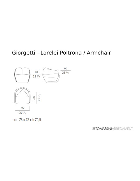 Poltrona Lorelei Giorgetti - 6