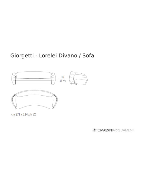 Canapé Lorelei Giorgetti - 4