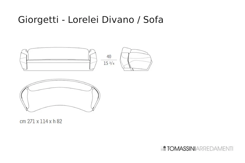 Lorelei Sofa Giorgetti - 4