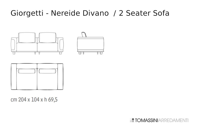 Canapé Nereide Giorgetti - 5