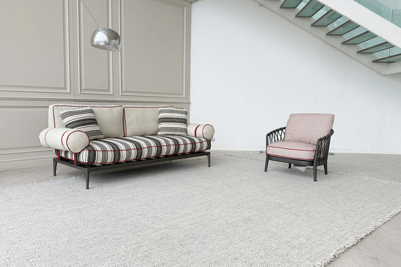 Ribes Outdoor Striped Sofa (Expo Offer) B&B Italia Outdoor - 2