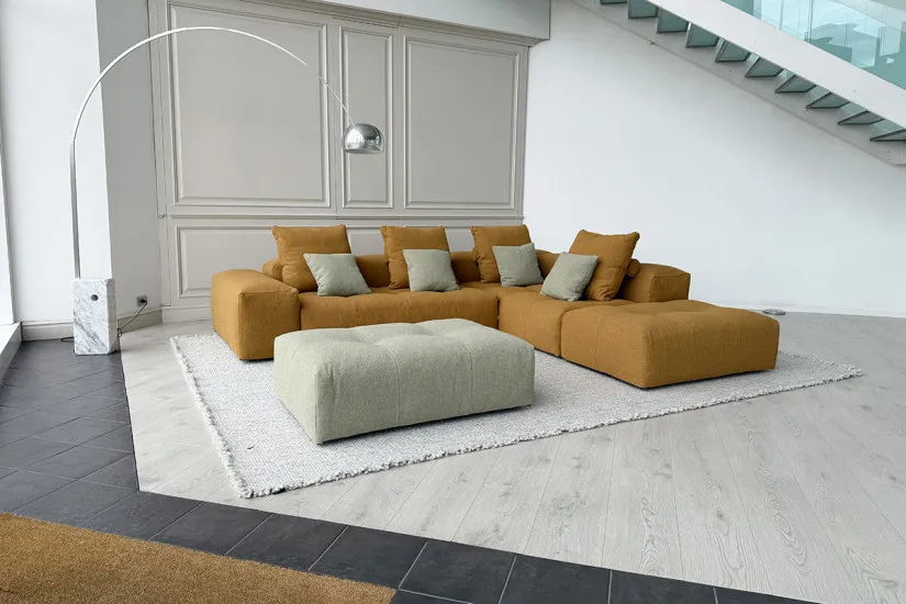 Pixel Orange Sofa (Expo Offer) Saba - 2