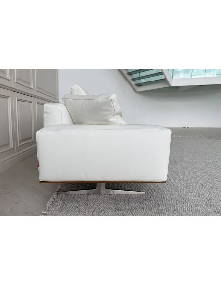 Divano Soft Dream in pelle bianca (Offerta Expo) Flexform - 5