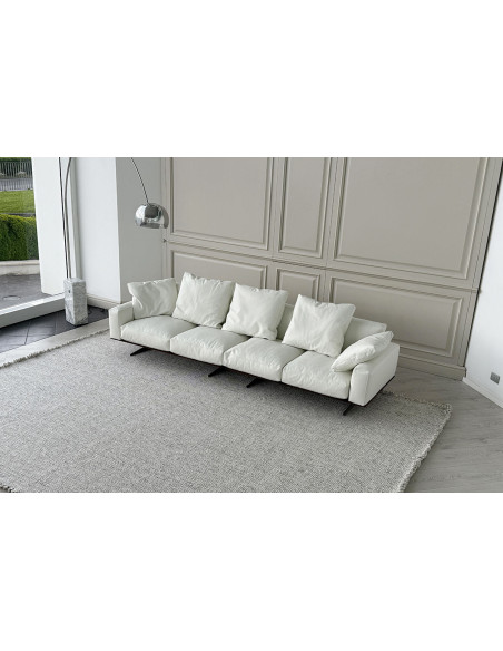 Divano Soft Dream in pelle bianca (Offerta Expo) Flexform - 3