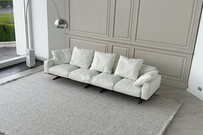 Divano Soft Dream in pelle bianca (Offerta Expo) Flexform - 3