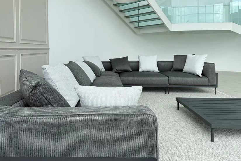 Cleo Soft Alu Outdoor Grey Sofa (Expo Offer) Talenti - 4