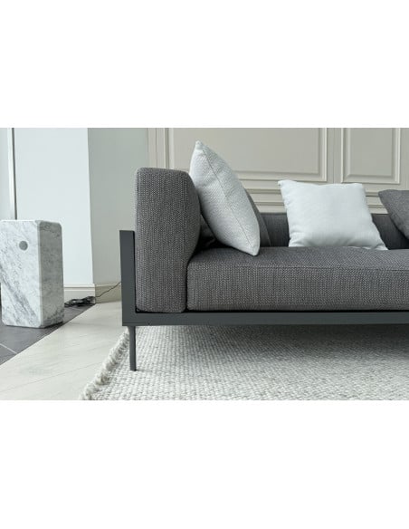 Cleo Soft Alu Outdoor Grey Sofa (Expo Offer) Talenti - 6