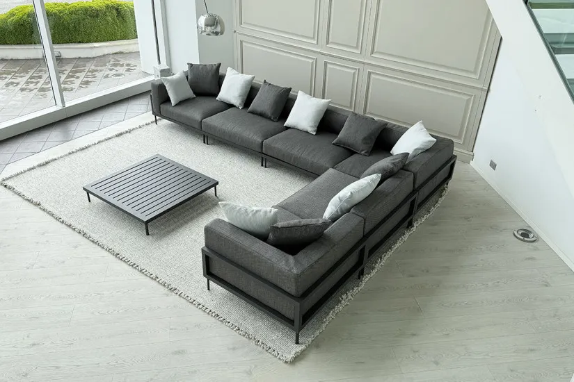 Cleo Soft Alu Outdoor Grey Sofa (Expo Offer) Talenti - 5