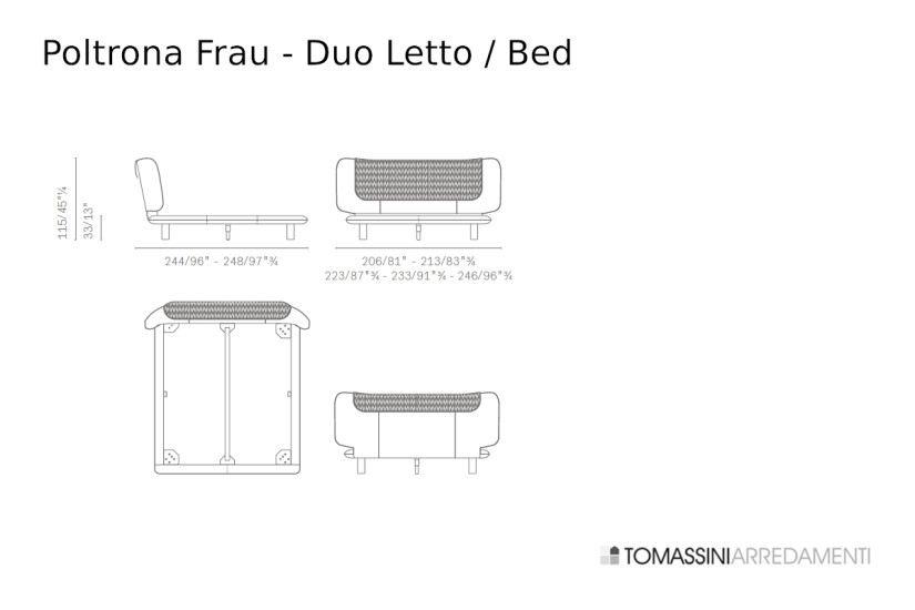 Letto Duo Poltrona Frau - 6