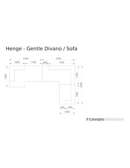 Canapé Beige Gentle (Offre Expo) Henge - 8