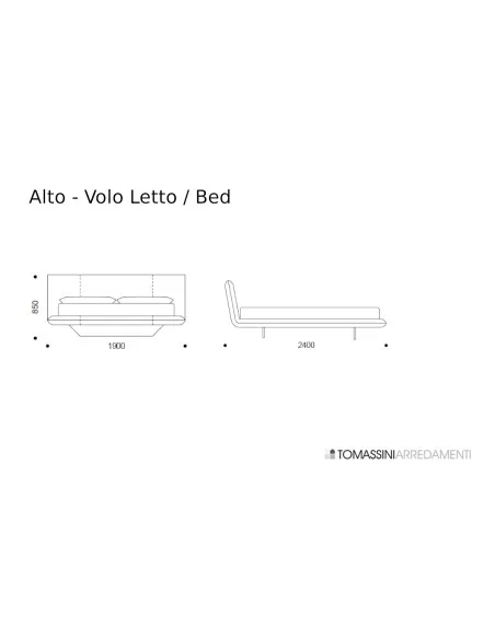 Volo Grey Bed (Expo Offer) Alto - 7