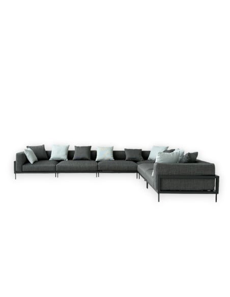 Cleo Soft Alu Outdoor Grey Sofa (Expo Offer) Talenti - 7