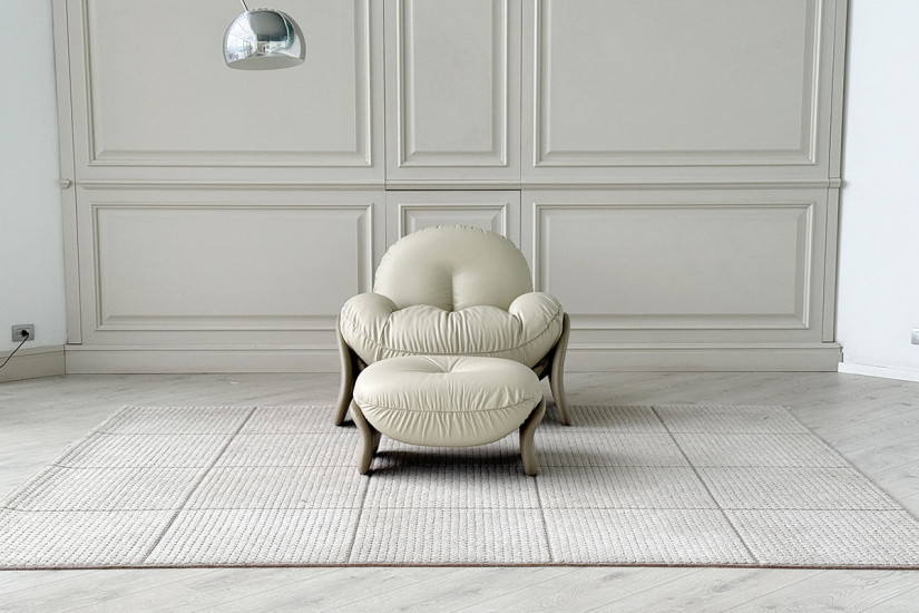 Fauteuil Squash Beige (Offre Expo) Poltrona Frau - 1