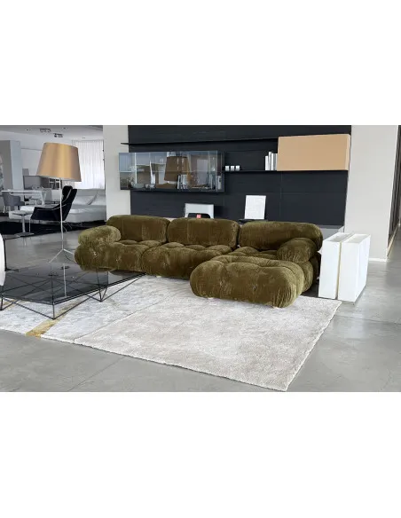Camaleonda Olive Green Sofa with 4 Elements (Expo Offer) B&B Italia - 3