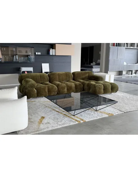 Camaleonda Olive Green Sofa with 4 Elements (Expo Offer) B&B Italia - 2
