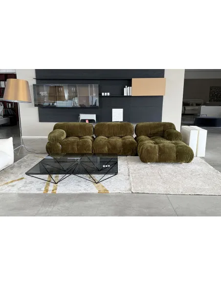 Camaleonda Olive Green Sofa with 4 Elements (Expo Offer) B&B Italia - 1