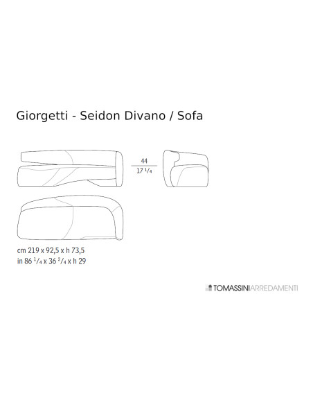 Canapé Seidon Giorgetti - 6