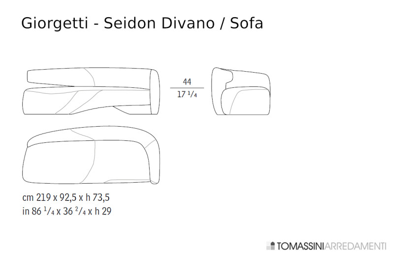 Canapé Seidon Giorgetti - 6