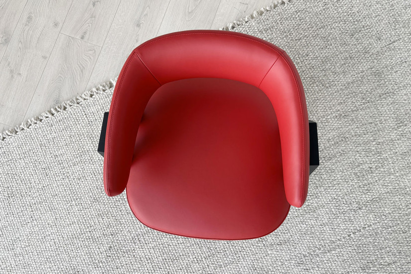 Petit Fauteuil Loai Rouge (Offre Expo) Poliform - 3