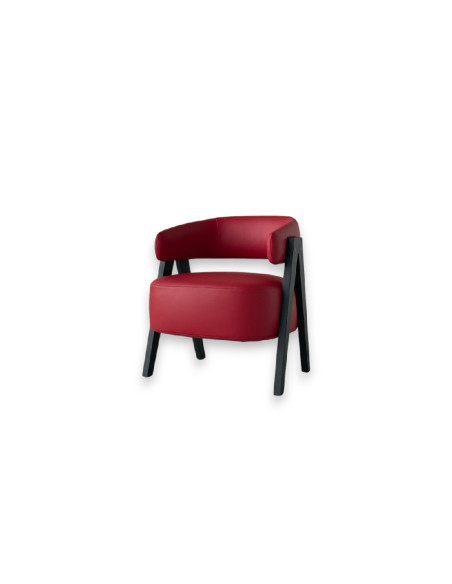 Petit Fauteuil Loai Rouge (Offre Expo) Poliform - 5