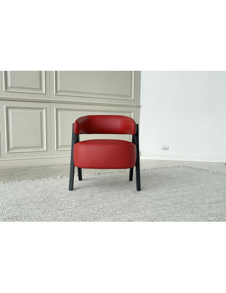 Loai Red Small Armchair (Expo Offer) Poliform - 1