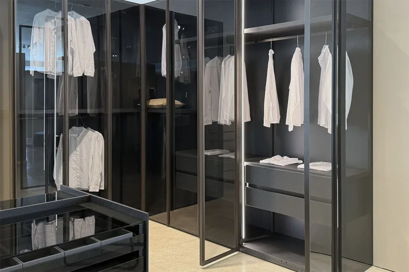 Perry Hinged Doors Wardrobe (Expo Offer) Novamobili - 7