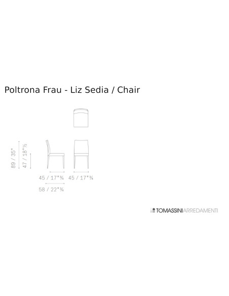 Sedia Liz Beige (Offerta Expo) Poltrona Frau - 7